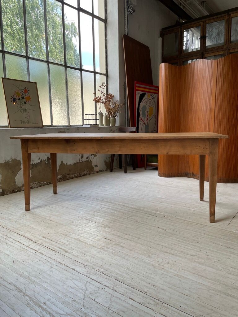 Farm table pine and walnut 2m