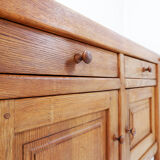 Buffet de style campagnard 2 portes et 2 tiroirs, années 1960