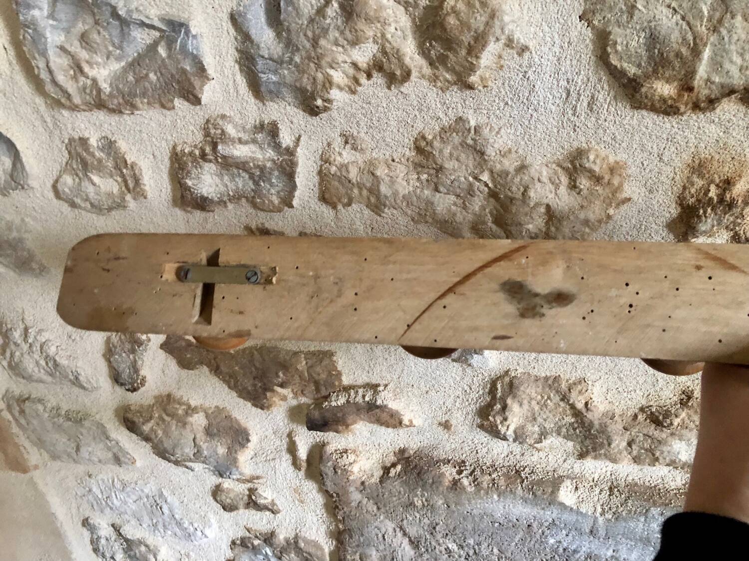 Antique wooden coat hook