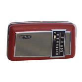 Vintage transistor optalix red