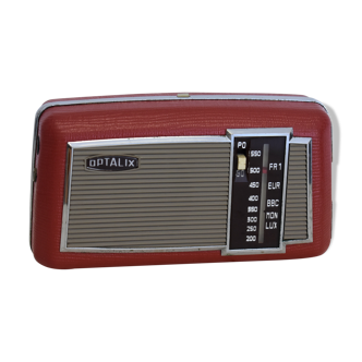 Vintage transistor optalix red