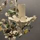 Lustre italien Tole Flower années 1960