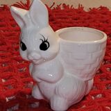 cache pot lapin - vintage