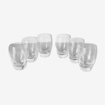 Lalique Highlands 6 glasses or water or whiskey tumblers