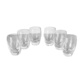 Lalique Highlands 6 glasses or water or whiskey tumblers