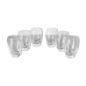 Lalique Highlands 6 glasses or water or whiskey tumblers