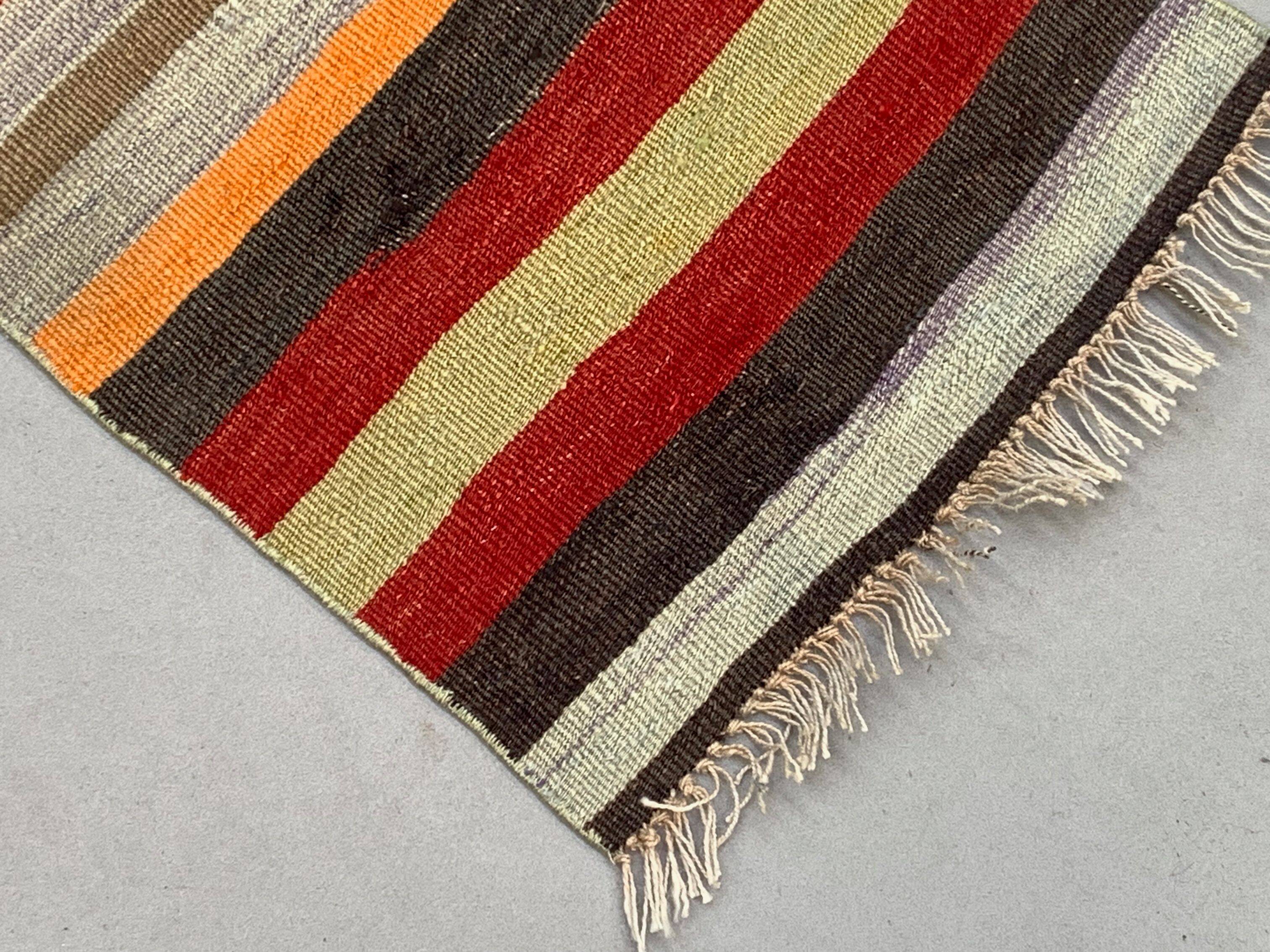 Old Turkish narrow Kilim Runner 347x49 cm shabby chic, vintage kelim