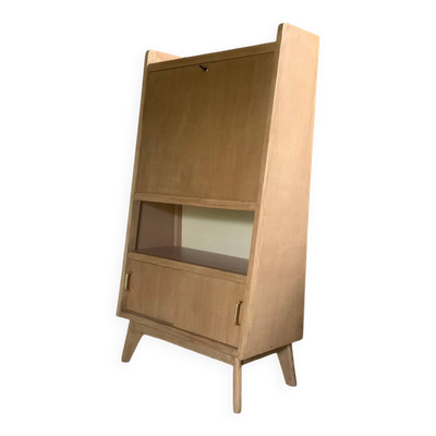 Bureau secrétaire bibliothèque vintage pyramidale