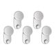 Set of 5 nos white coathanger by carlo bartoli for con & con