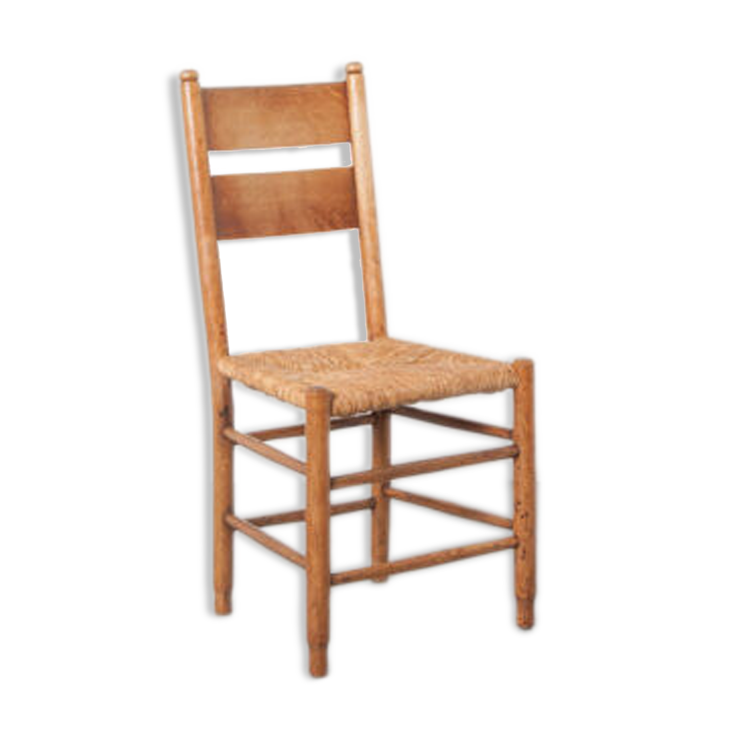 Dining chair oak sea rush