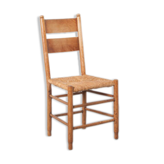 Dining chair oak sea rush