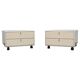 Modern Hennè Nightstands by George Coslin for Longato, 1970s, Set of 2