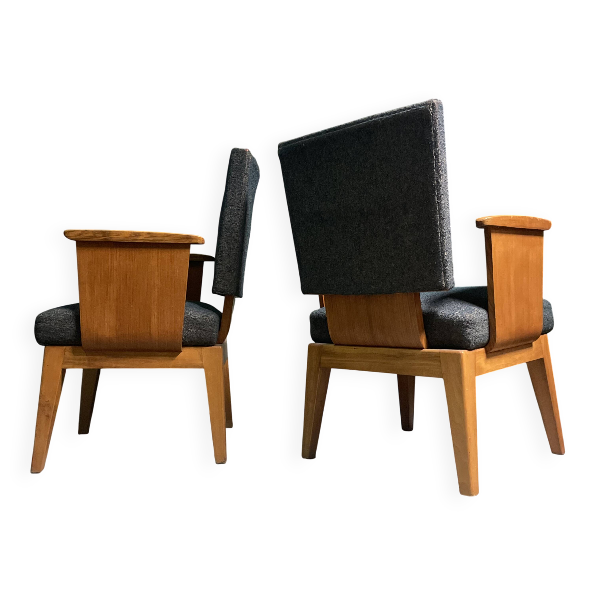 Extremely rare André Sornay style armchair, 1950s.