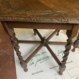Side table in oak