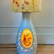 Lampe Accolay de sol rare et monumentale 116cm.