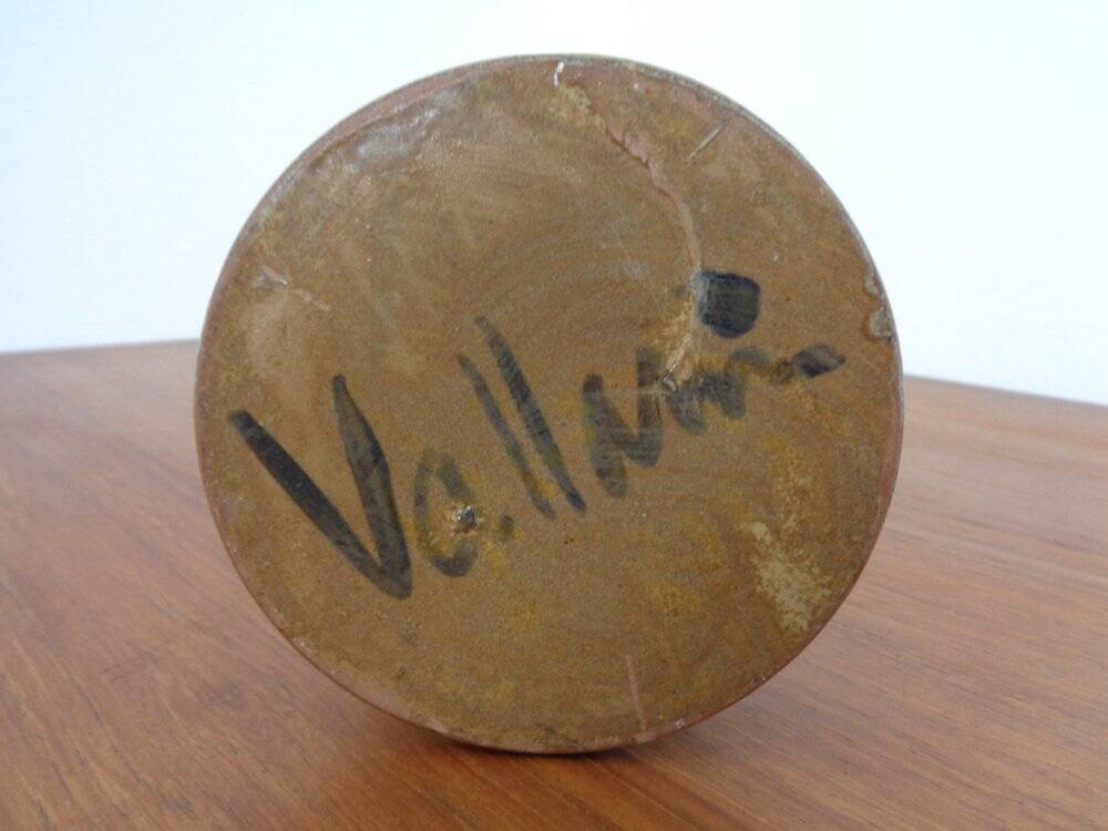 French studio ceramic vase from Vallauris, 1960s