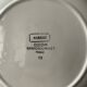 Lot de 12 assiettes plates Digoin Sarreguemines, modèle Marsac