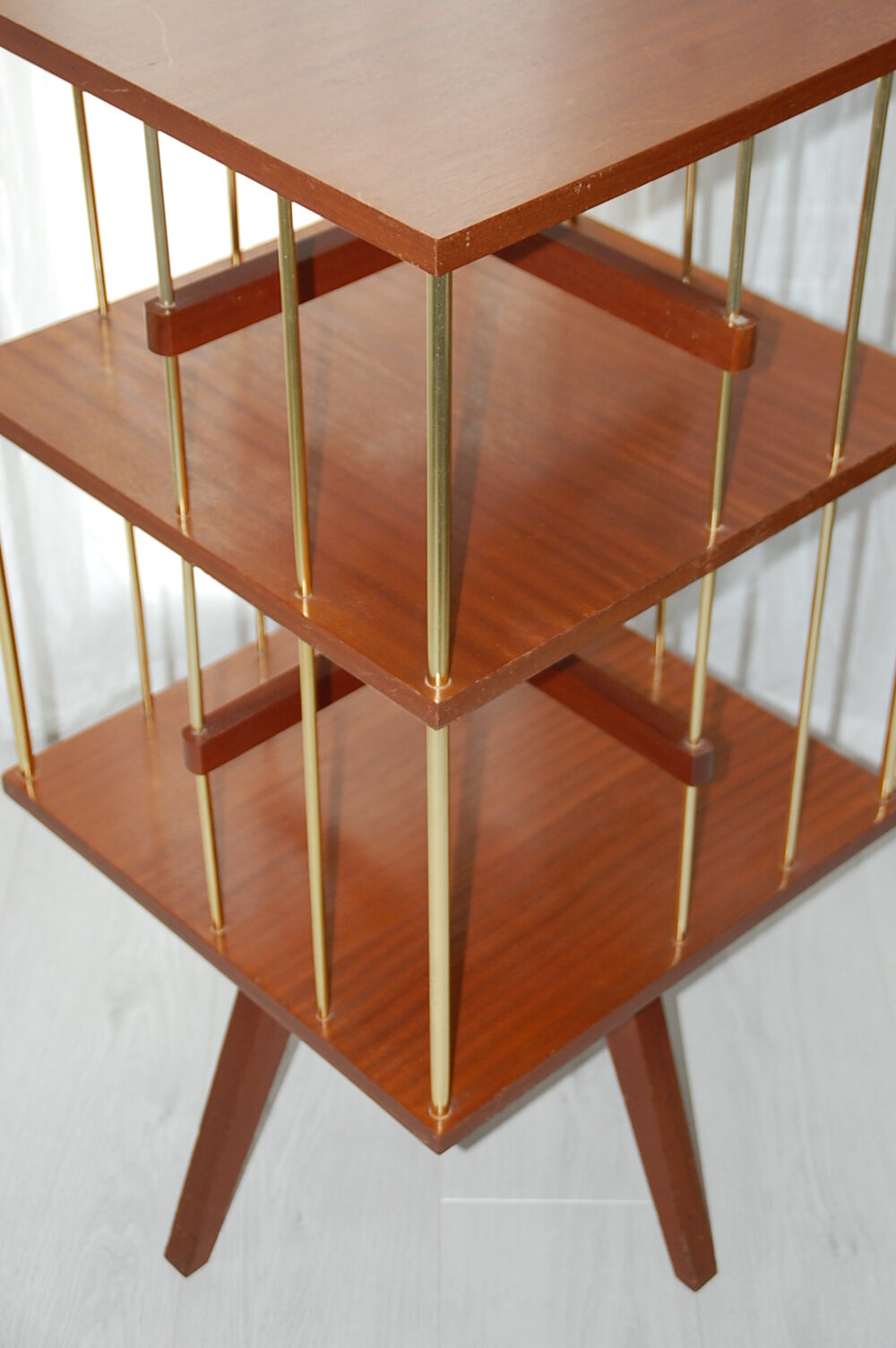 Rotating bookcase of the 1950s