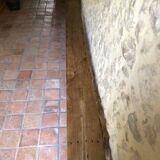 Large renovated farm bench