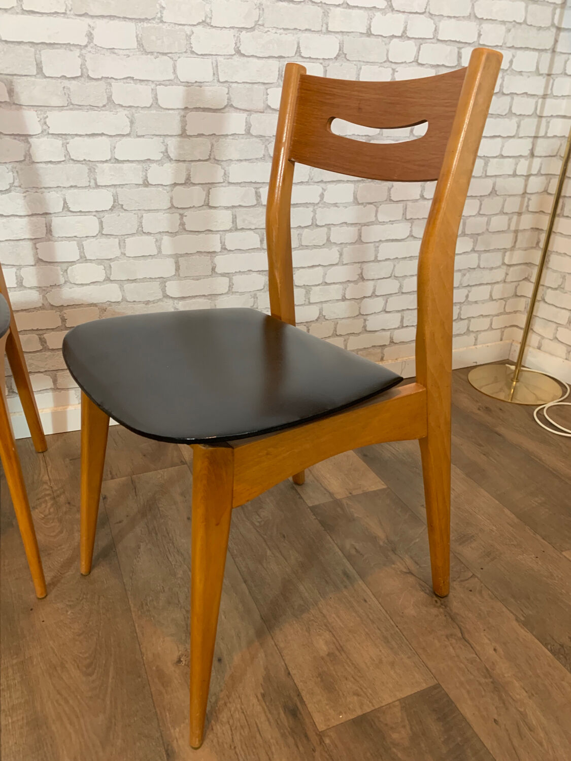 4 vintage Scandinavian style chairs