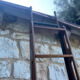 Wooden and iron boat ladder