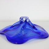 Czech art glass bowl by josef hospodka for chribska glassworks, 1960's