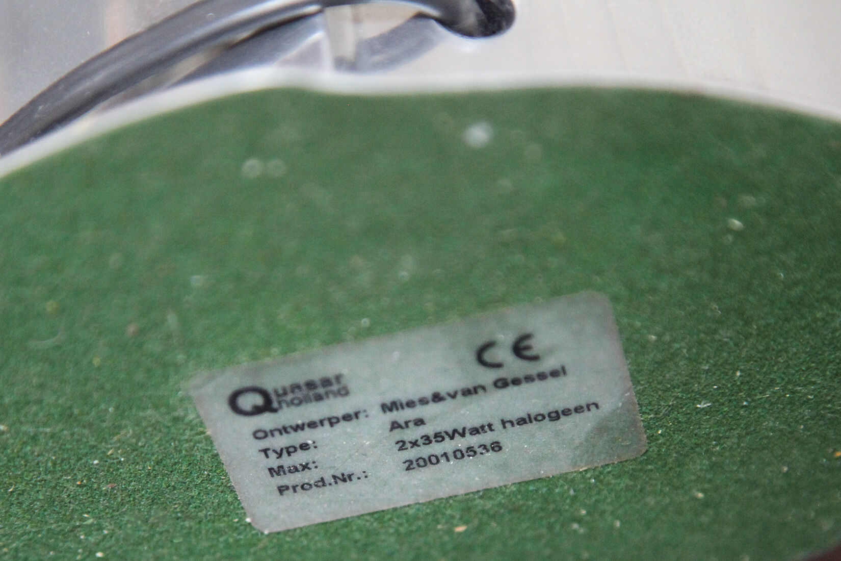 Ara Cast Aluminium Table Lamp Design By Mies & van Gessel For Quasar