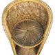 Natural Rattan Stool from the 1960s France