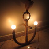 Rope chandelier of the 1950s