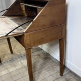 Cherrywood drop-leaf secretary from the late 19th century