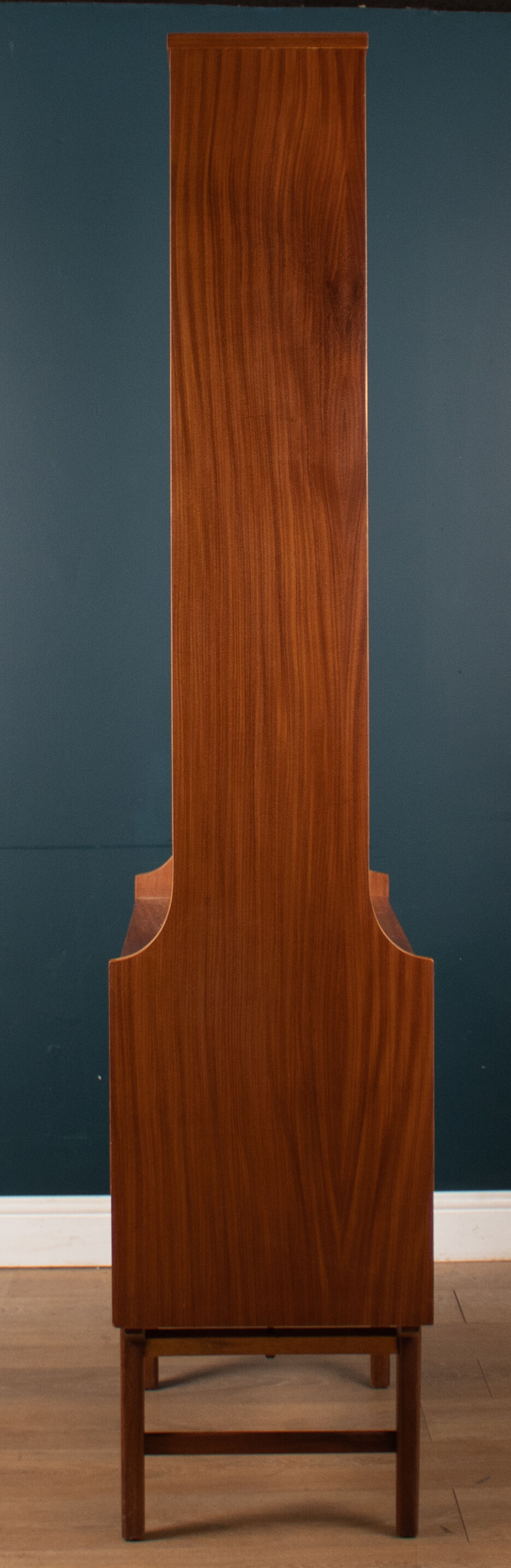 Retro Teak 1960s Two Sided Mid Century Room Divider Bookcase Shelving