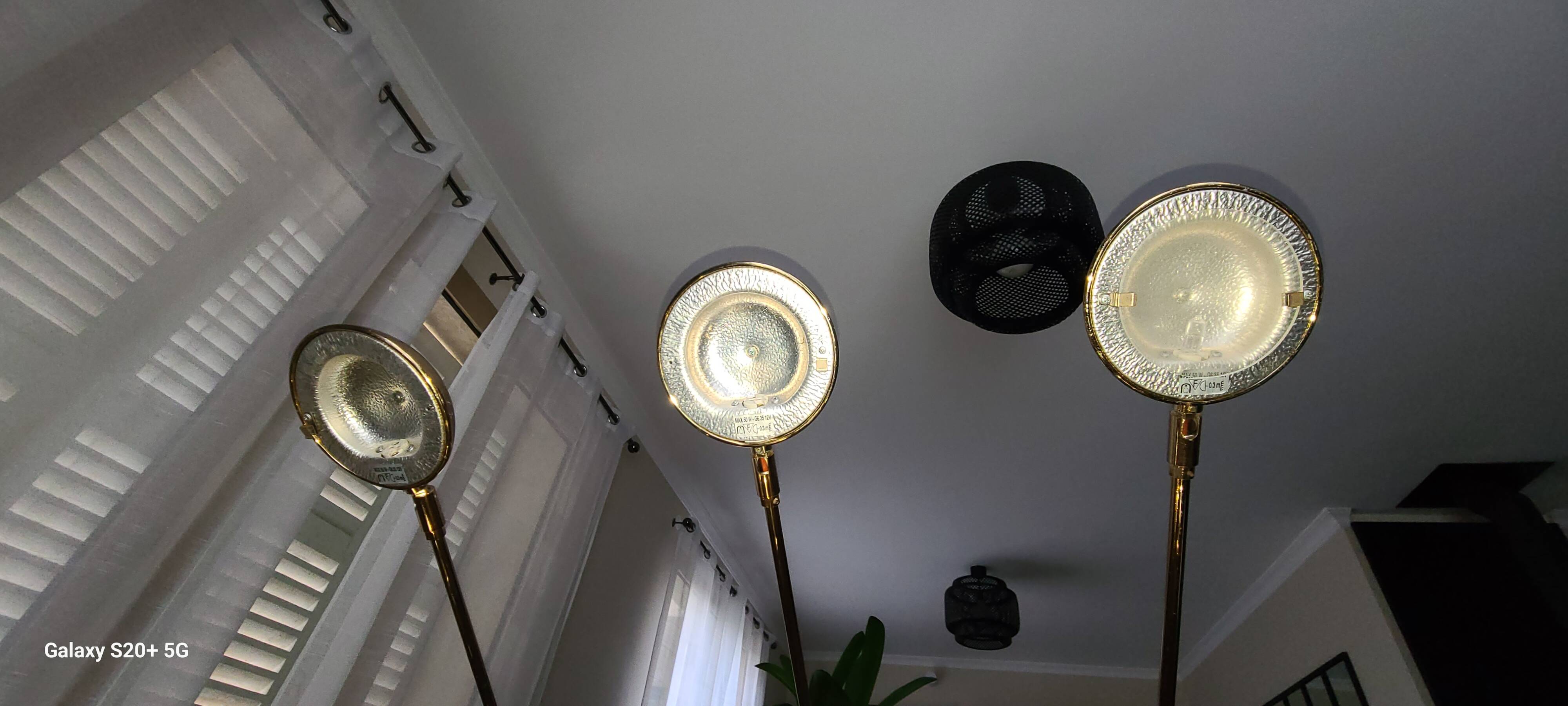 3 lampes de bureau vintage Zonca Voghera