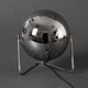 1970 lamp in chrome metal with tubular base