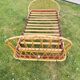 Lit ou banquette corbeille en rotin