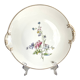 Charles Ahrenfeldt Limoges porcelain cake dish with floral decoration
