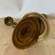 Pair of brass candle holders