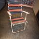 Garden folding armchair 1950 60