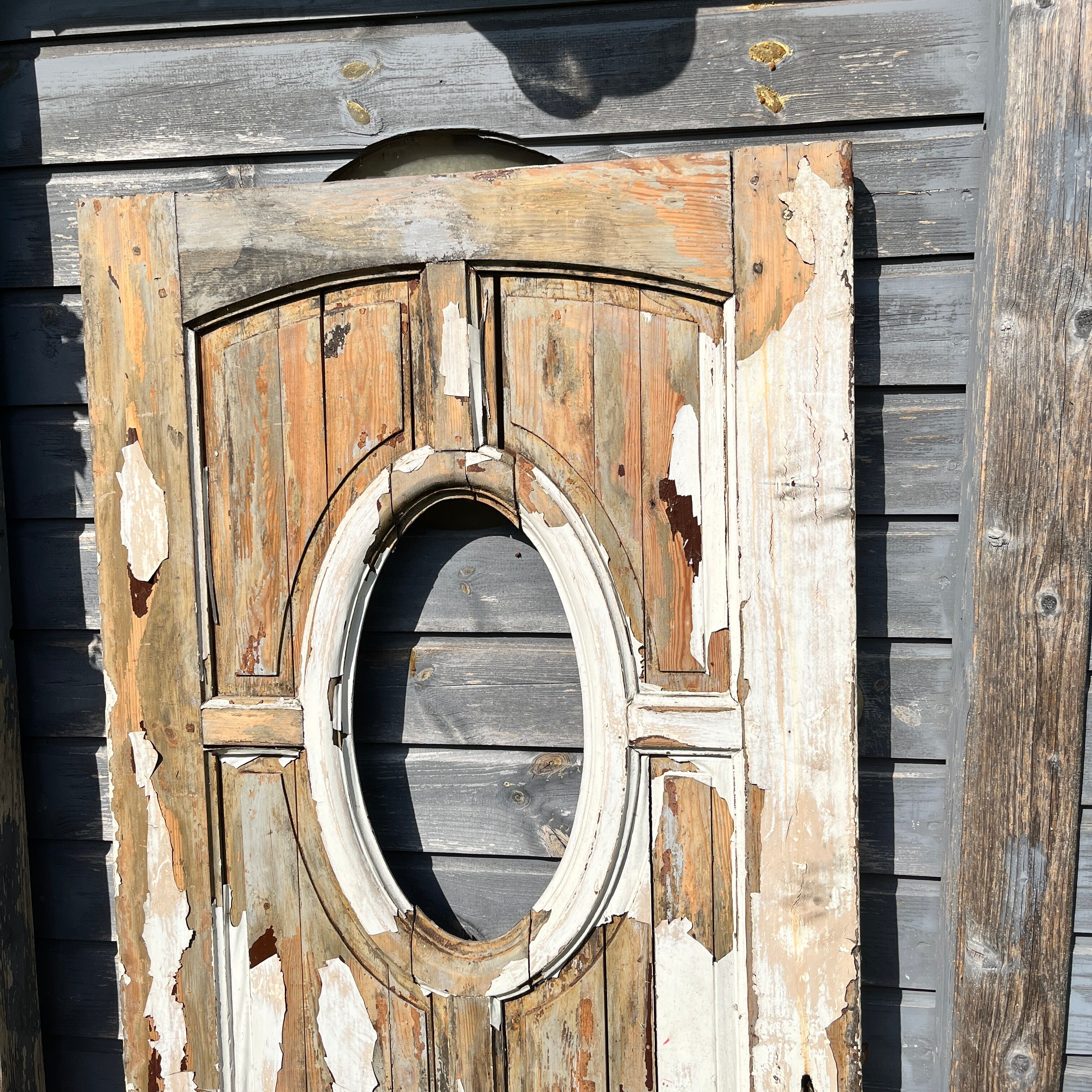 Old wooden door