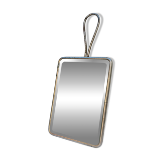 Simple barber mirror to put or hang vintage 50's