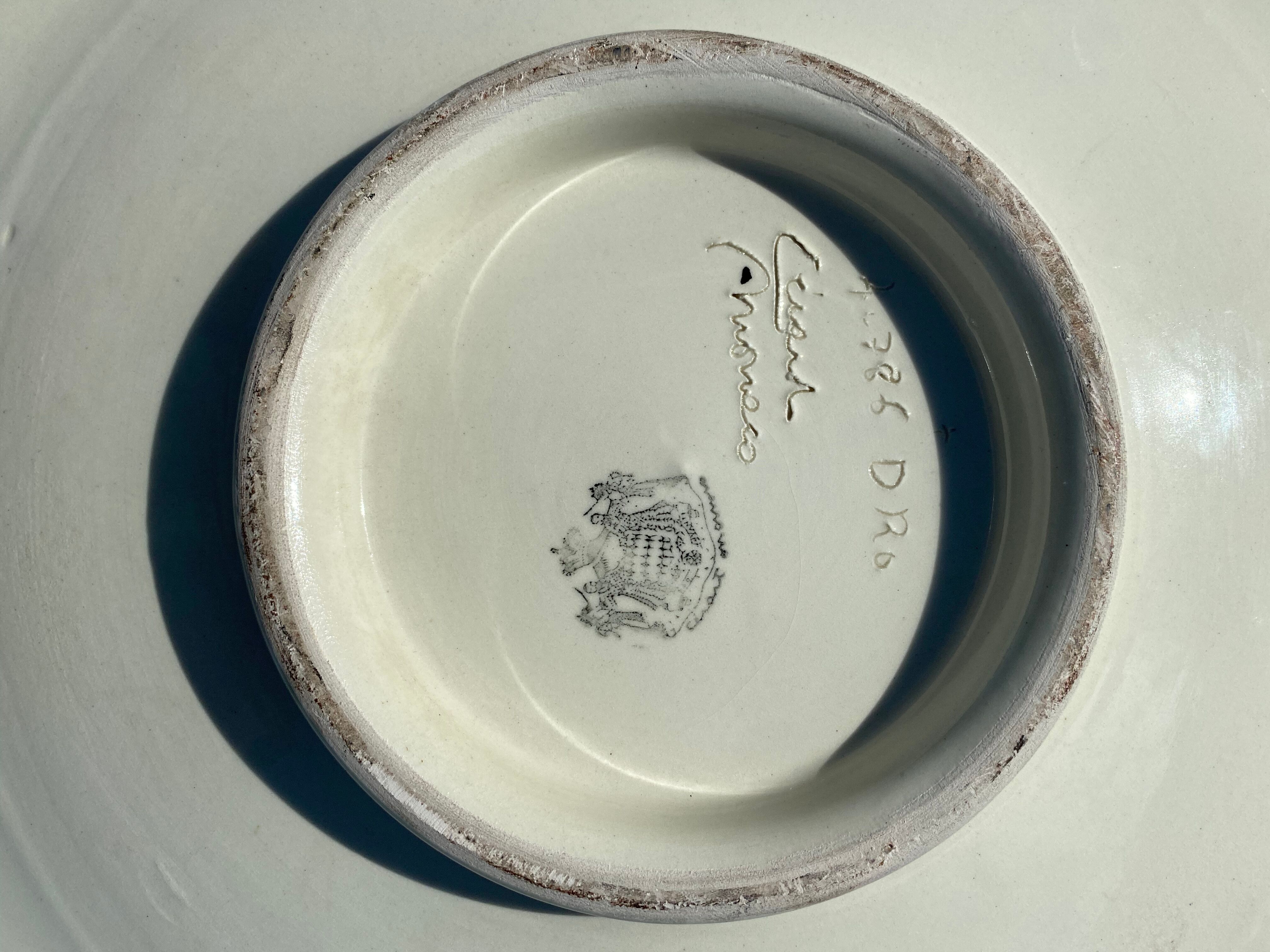 Vintage ceramic dish Monaco Cerart