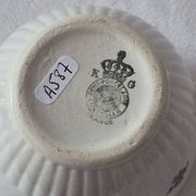 Covered sugar bowl half-porcelain Lunéville Keller and Guerin A587