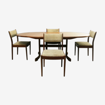 Table à manger et chaises, G Plan Fresco, 1970