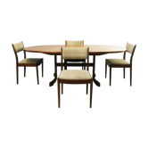 G Plan Fresco dining table and chairs 1970