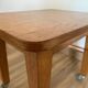 Vintage coffee table on casters