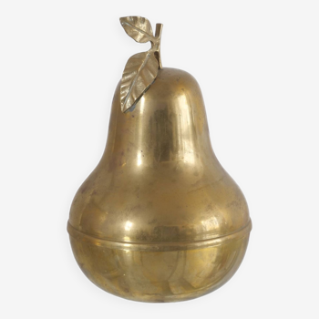 Vintage brass pear