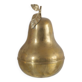 Vintage brass pear