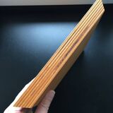 Vintage Danish 9 Candle Wooden Candle Holder