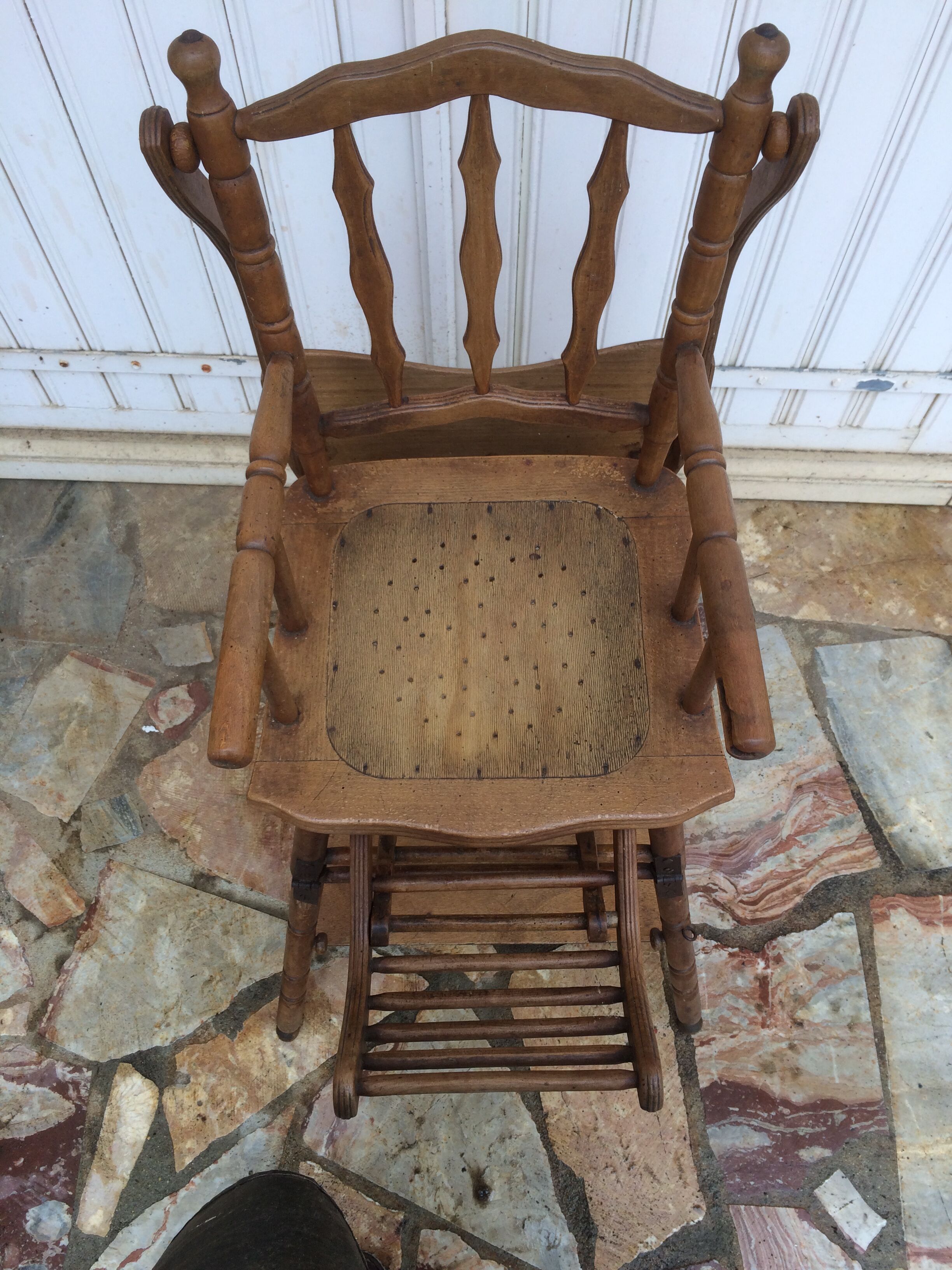 Old baby high chair