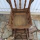 Chaise haute de bébé ancienne