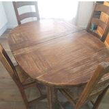 Solid wood table and chairs